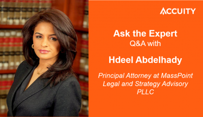 Accuity Q&A With Hdeel Abdelhady